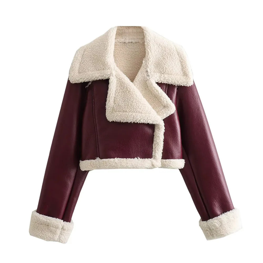 Nicomedes | Cropped Zip-Up Understated Coat