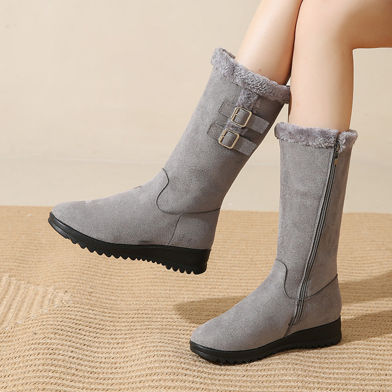 💖💥 Limited Time – 70% DISCOUNT! Women's Mid-Calf Snow Boots, Warm & Stylish