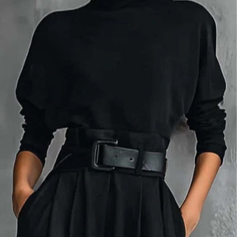 ⏳Limited-time 70% off⏰Women’s Elegant Turtleneck Top & High-Waist Pants Set (Get a Free Belt)👚👖