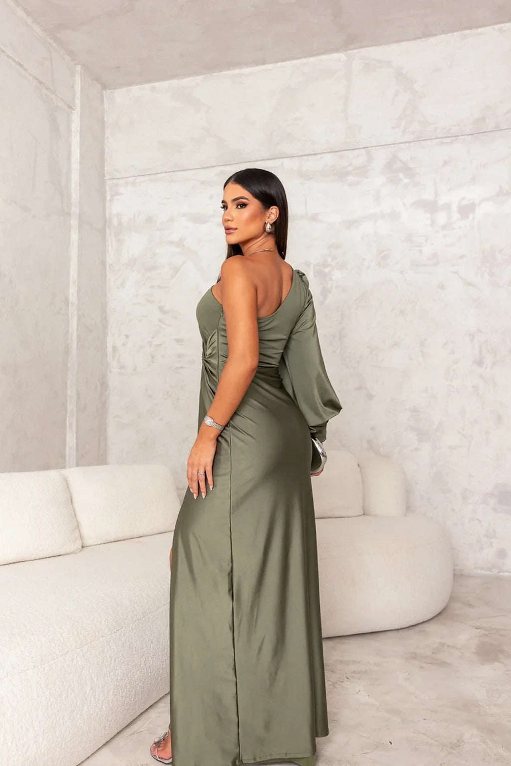 Louise | Stylish Elegant One Shoulder Dress