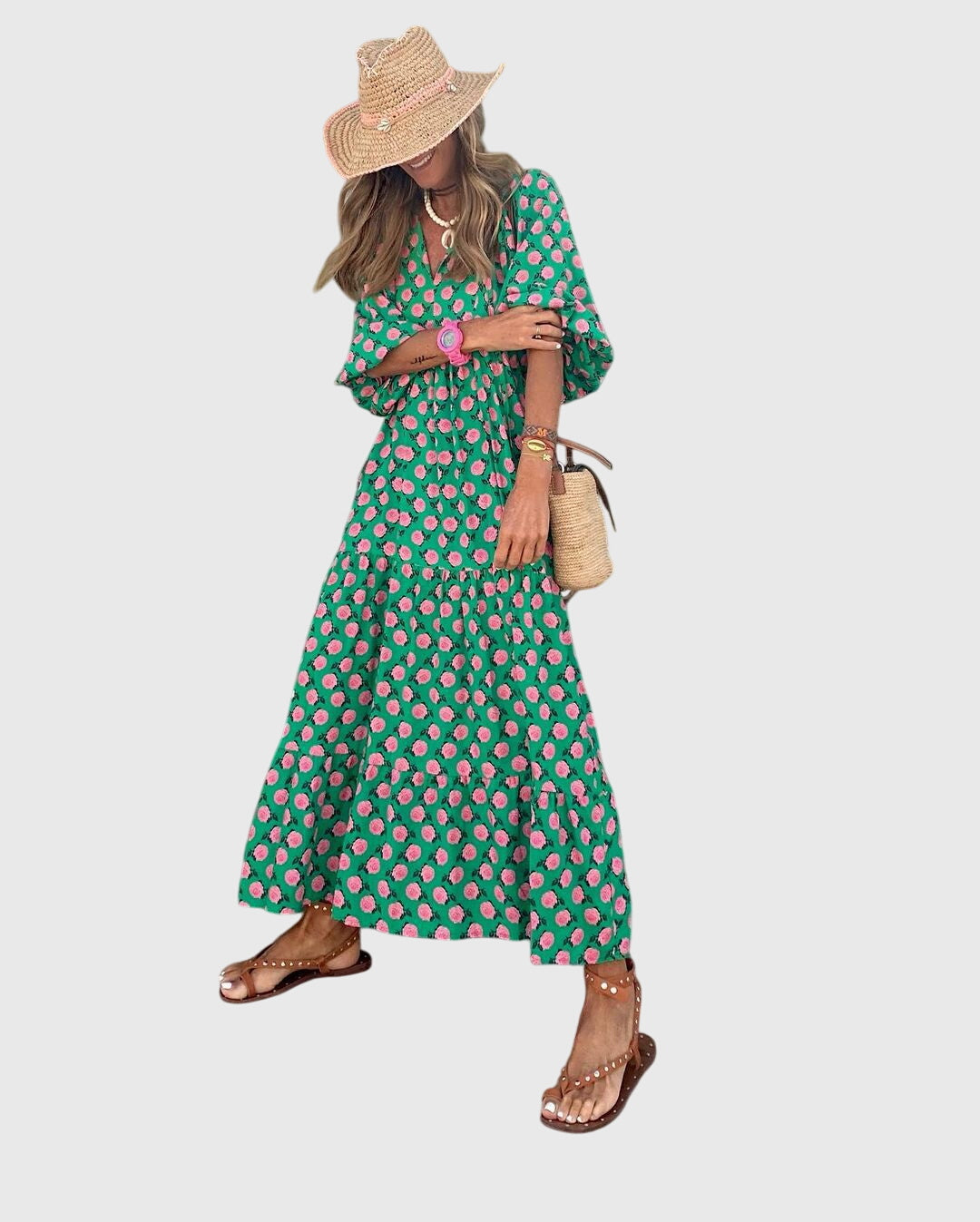 Verena | Boho Maxi Dress